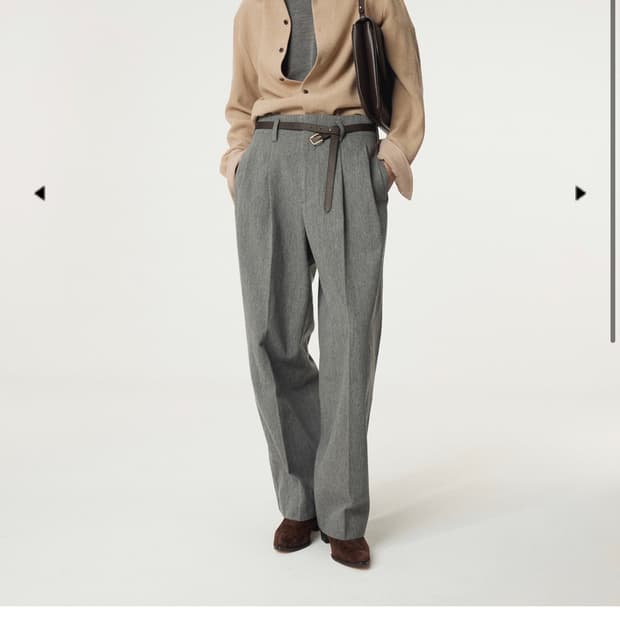 렉토 소프트 울 트위드 카멜 셔츠 L사이즈 새상품 판매