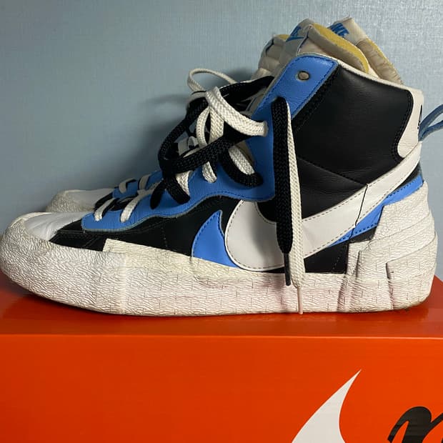 나이키 사카이 블레이저 흰파 300