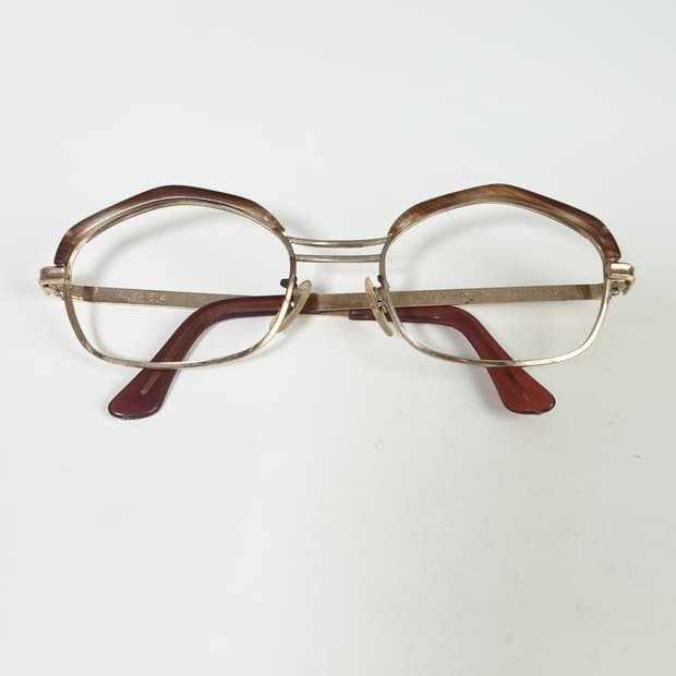 USA Univis 514 금테 안경 (50ㅁ20)