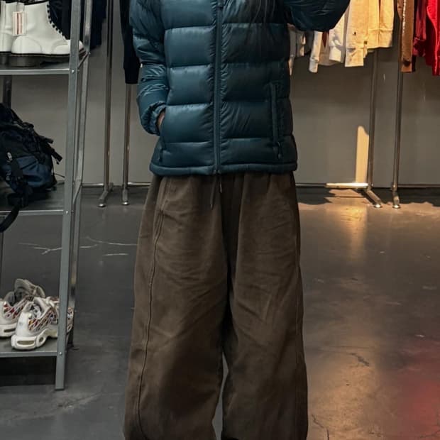 노스페이스 700 구스다운 청록패딩 A3314