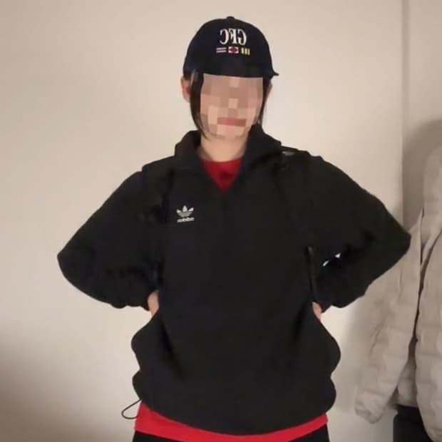 90s 아시아판 빈티지 아디다스 후리스