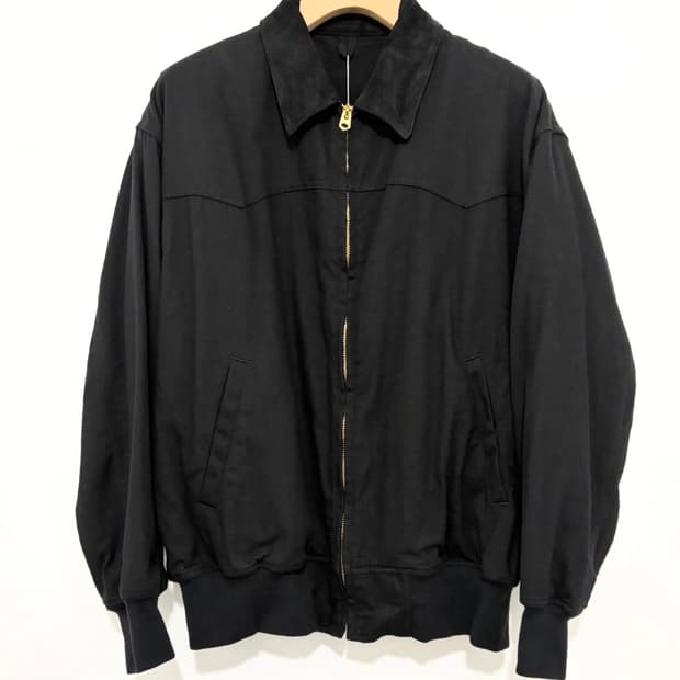 [3] 코모리 블랙 드릴 집 자켓