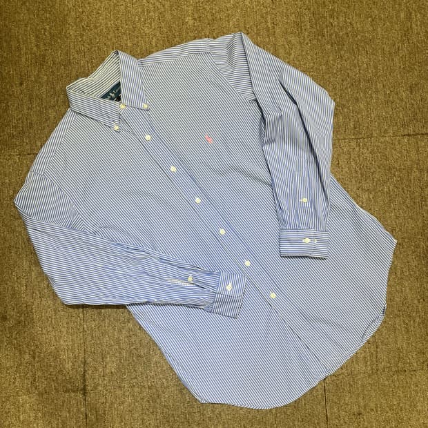 (15 1/2) POLO 폴로 랄프로렌 스트라이프 셔츠 클래식 핏