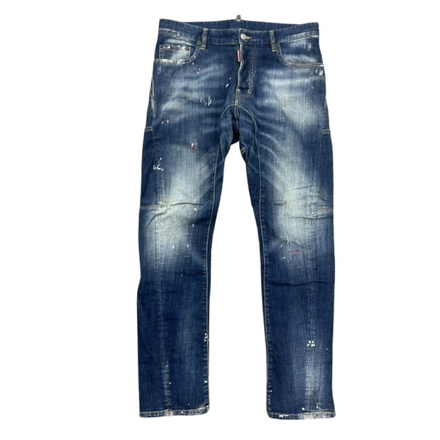 디스퀘어드2 멀티페인팅 데님팬츠