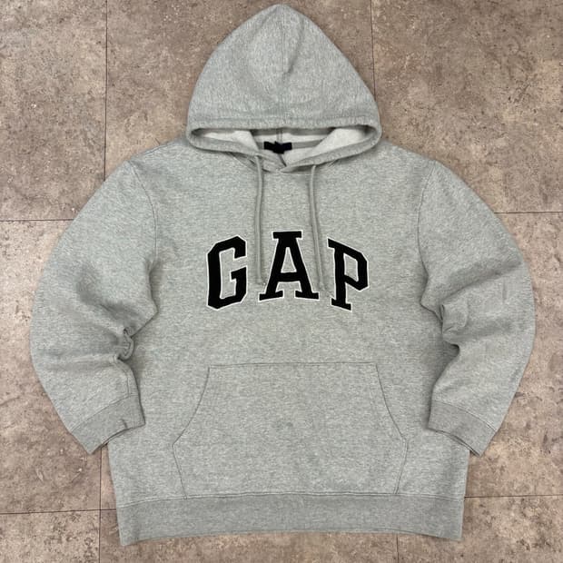 gap 갭 기모 그레이 후드티 #csz4352