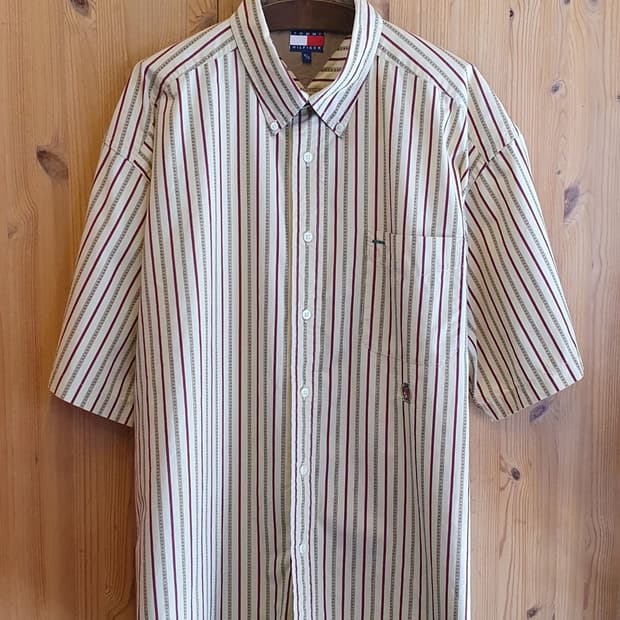 120(3XL) . 타미 스트라이프 셔츠