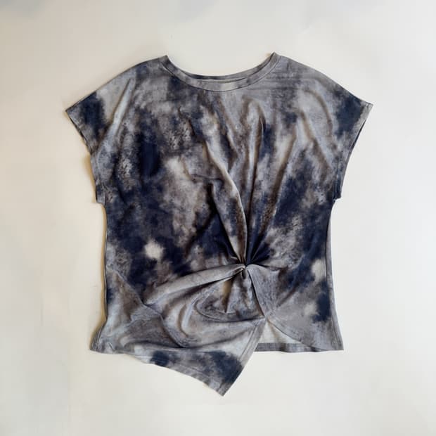 Tie-Dye Knot Hem Top