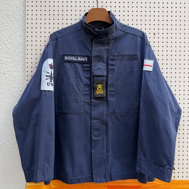 BRITISH MILITARY ROYAL NAVY 영국해군밀리터리워크자켓