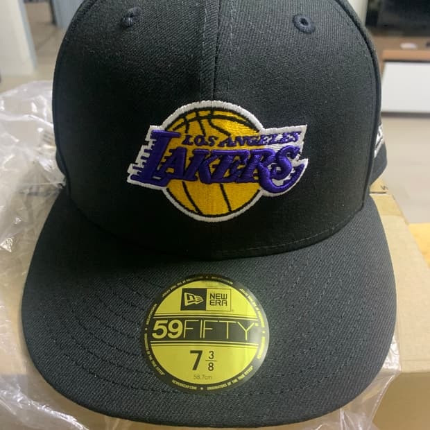 NBA LA 레이커스 59FIFTY 베이직 사이즈캡 블랙