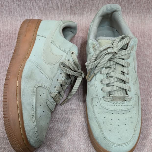 나이키 250mm-  에어포스1 스웨이드 브라운솔