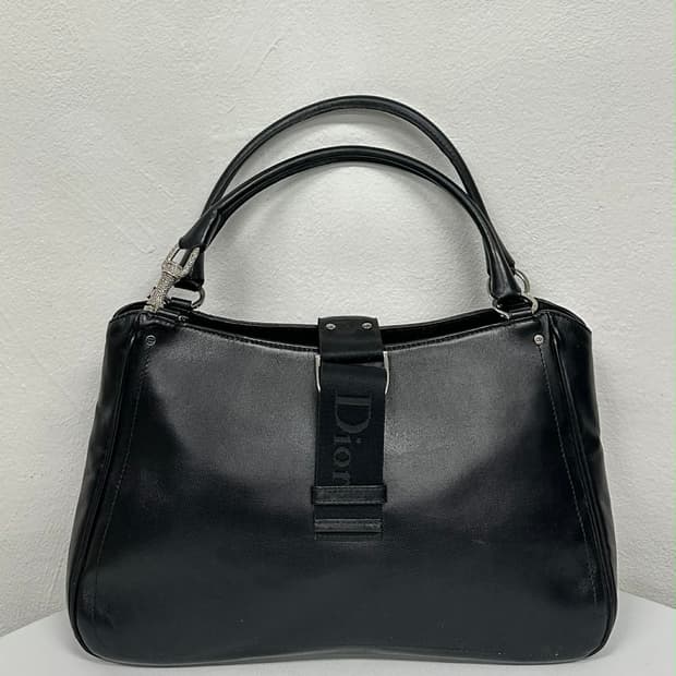 크리스찬 디올 스와로브스키 크리스탈 빈티지 숄더 & 토트백