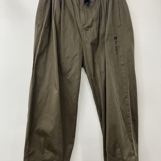 DC슈즈 dcshoes 와이드 팬츠 카키 M (32) 사이즈