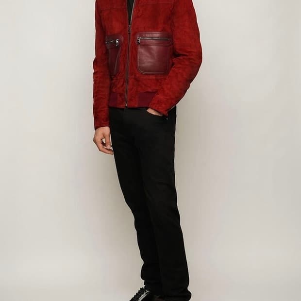 돌체앤가바나 가죽 자켓