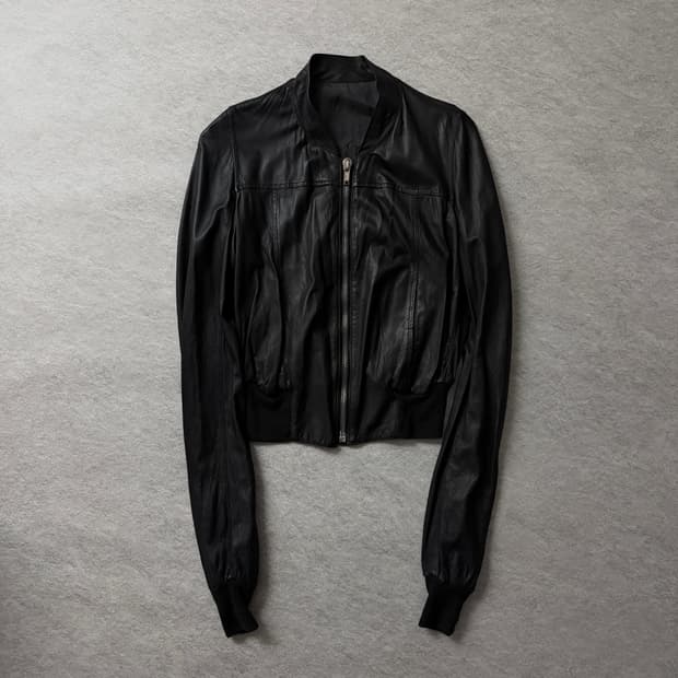 10'S 릭오웬스 램스킨 레더자켓