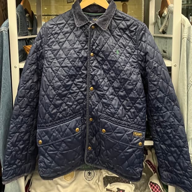 폴로 랄프로렌 네이비 퀼팅 자켓