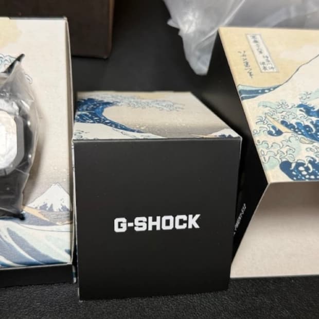 카시오 지샥 DW-5600KHK25-1 호쿠사이 에디션 미사용 새제품