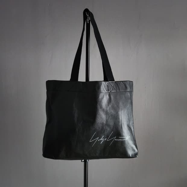 요지야마모토 레더 토트백