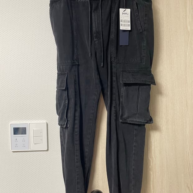 52사이즈, 준지 흑청 데님 조거팬츠