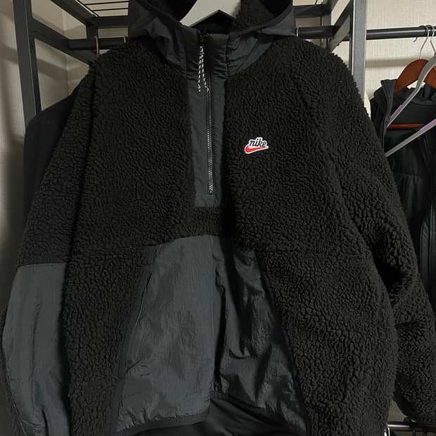 나이키 쉐르파 아노락 후리스 xl