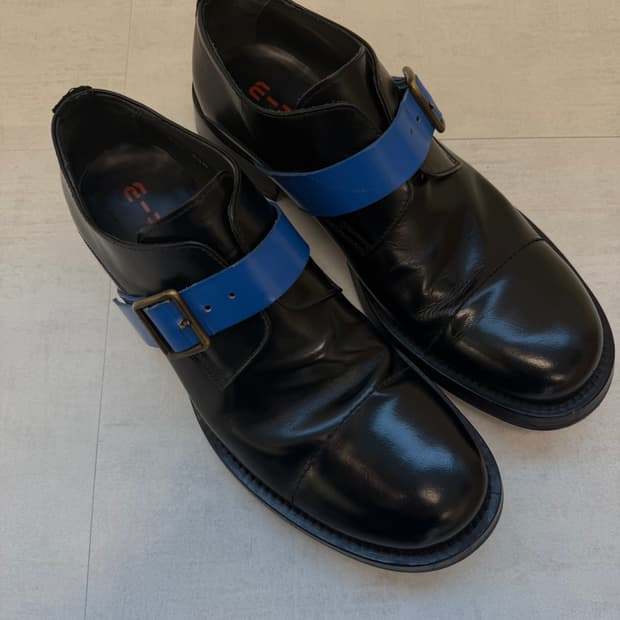 2000s 미우미우 벨크로 더비슈즈