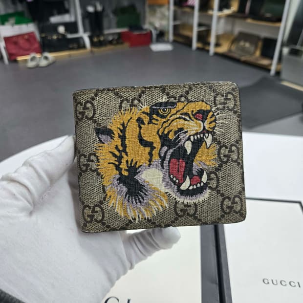[A급컨디션]구찌 타이거 반지갑