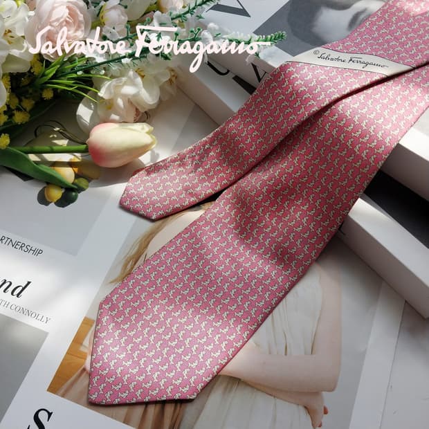 살바토레 페라가모 슬림 넥타이 8cm A등급 K713
