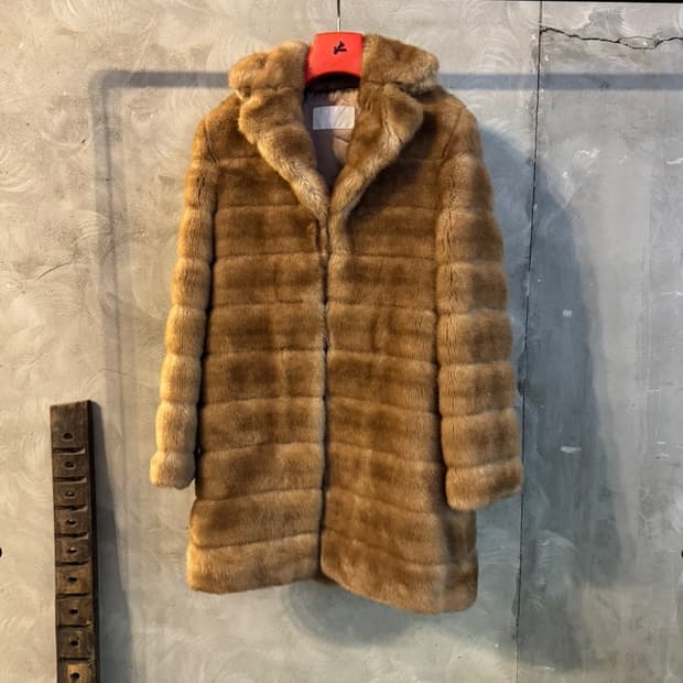 MINE 마인 페이크퍼 코트 55~66