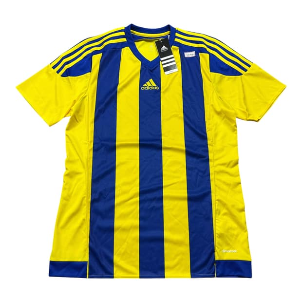 ✨ (새상품) 아디다스 스트라이프 축구 져지 기능성 반팔티 