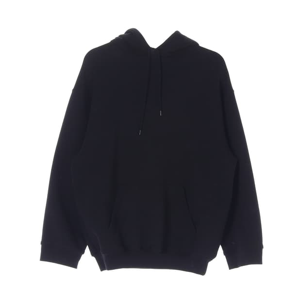 (정품)[S]발렌시아가 로고 후드 블랙 오버핏 후드 티셔츠
