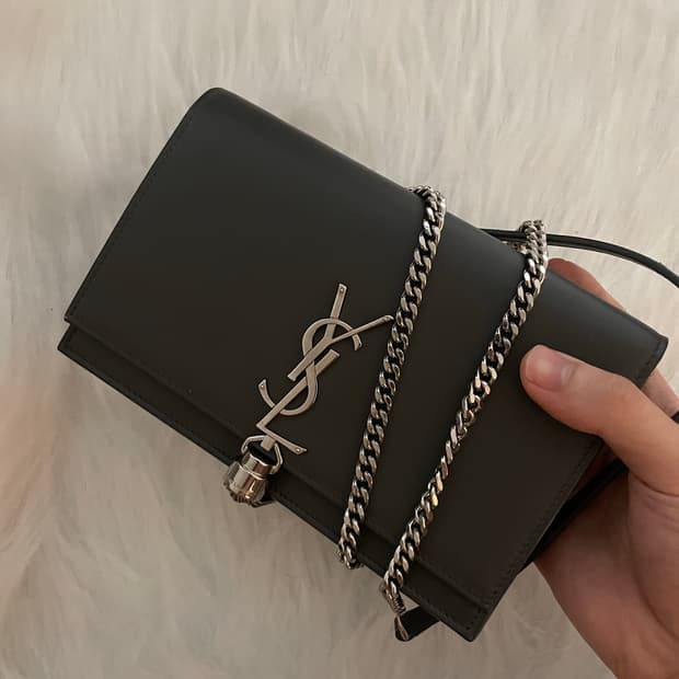 생로랑 케이트 태슬 스몰 체인백 정품