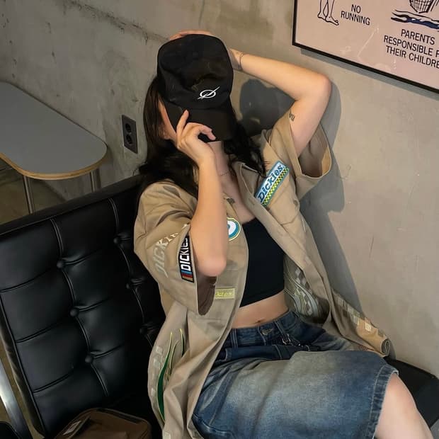 디키즈 워크 셔츠 XL