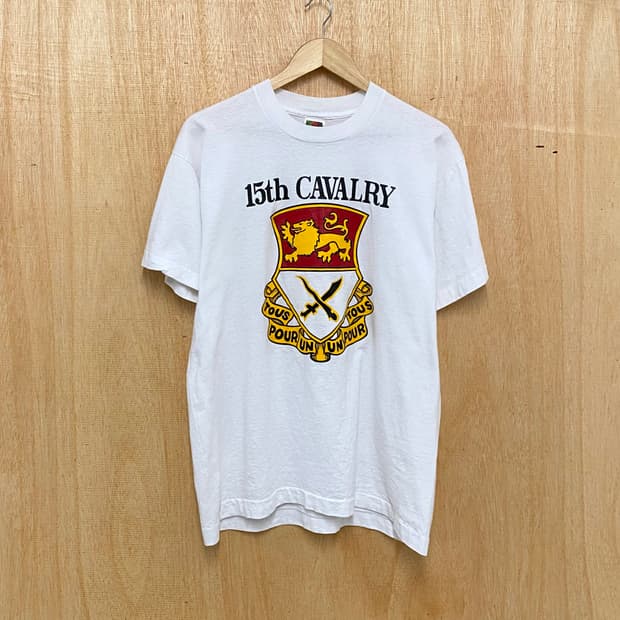 90s U.S ARMY 15th cavalry regiment 미육군 티