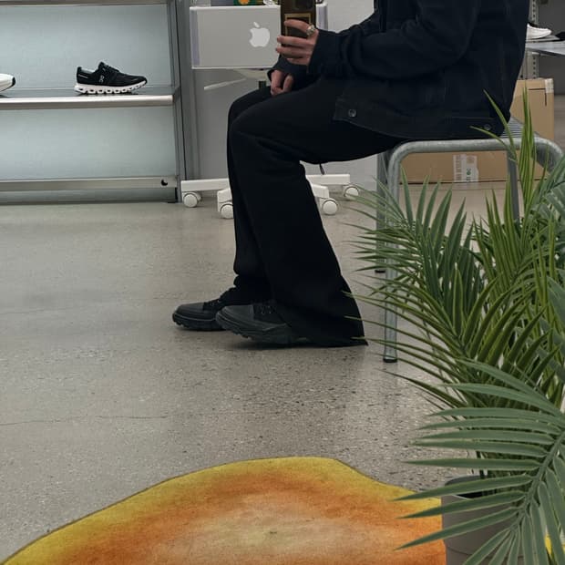 Rick Ownes 블루블랙 워시드 데님 자켓