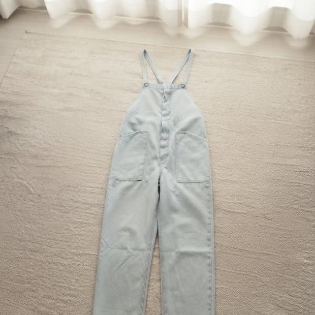 ZARA(자라) 라이트 블루 데님 점프슈트 (XS)]