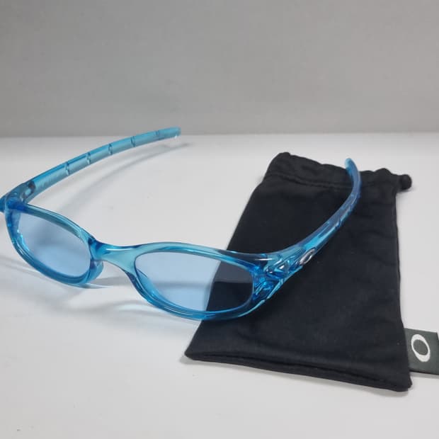 오클리 포 S 아이스블루 미사용