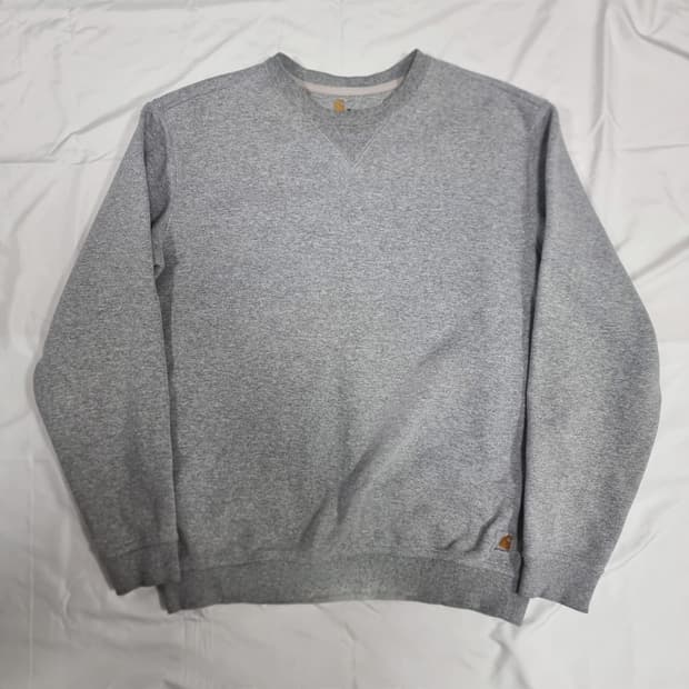 칼하트 그레이 기모 맨투맨