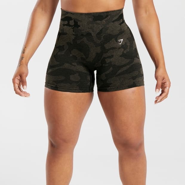 짐샤크 gymshark 쇼츠 카모플라쥬 레깅스 xxs 새상품