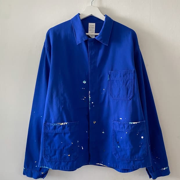 오리지널 빈티지 페인팅 프렌치 워크자켓 026