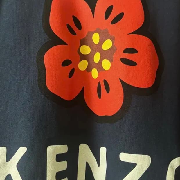 겐조 보케 플라워 스웻셔츠 미드나잇 블루 s 사이즈