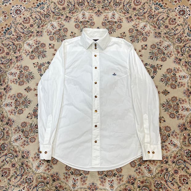 비비안웨스트우드 옴므 맨 3버튼 하이카라 ORB 셔츠