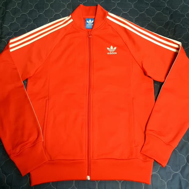 아디다스 파이어버드 슈퍼스타 트랙탑 져지 레드(S) M30906