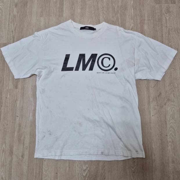 LMC 엘엠씨 빅로고 화이트 반팔티