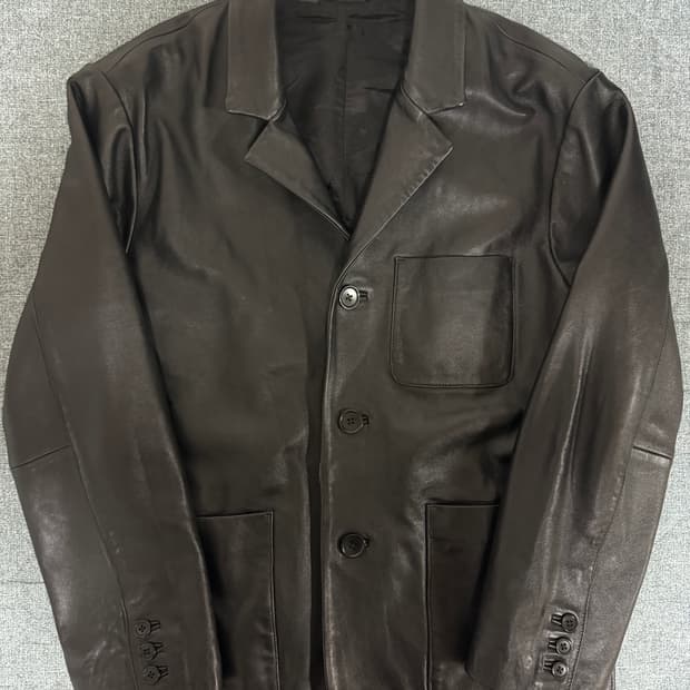 (S)슈프림 레더 블레이저 25fw