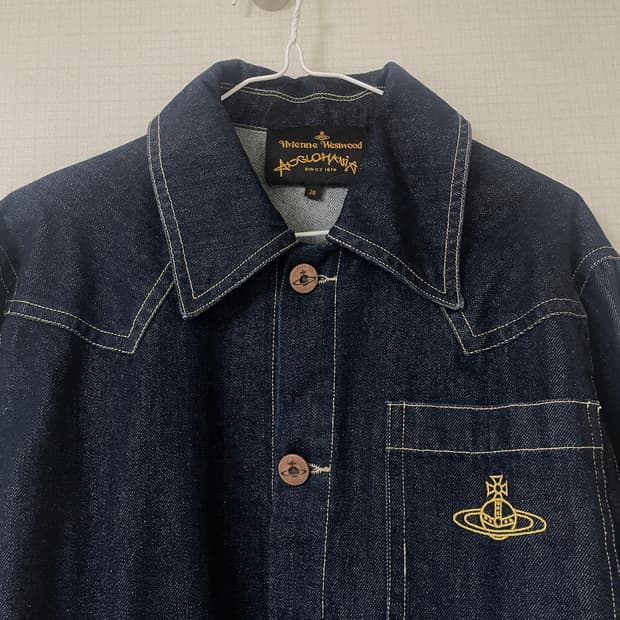 비비안웨스트우드 데님자켓 청자켓 36