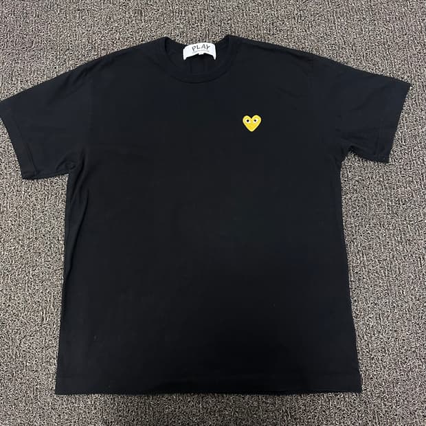 꼼데가르송 골드와펜 반팔 티셔츠 블랙 2XL