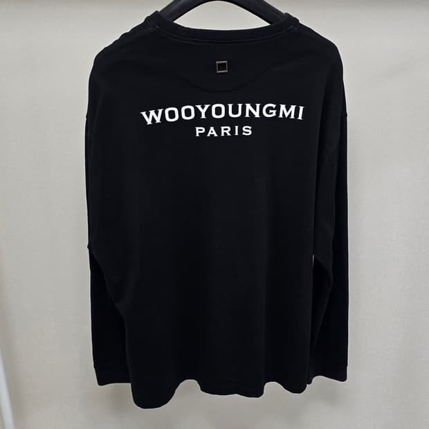 24ss 우영미 백로고 롱슬리브 긴팔 티셔츠 50사이즈 105 판매