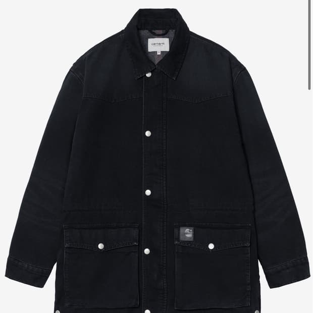 칼하트 OG 산타페 코트 블랙/블랙 스톤 캔버스