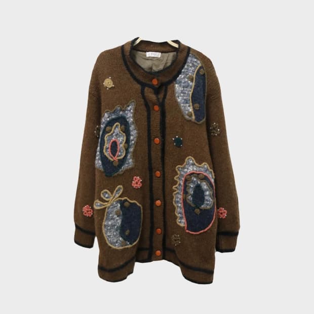 모리걸 무드 울 혼방 롱 가디건 62182