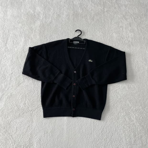 XL 라코스테 블랙 가디건 105