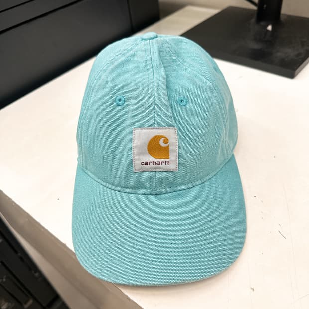 (정품/새상품) CARHARTT 칼하트 블루 캔버스 6 패널 볼캡